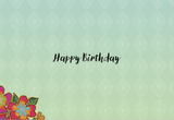 New! Flora Feline Birthday Card