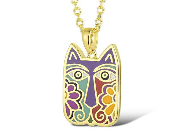 Blossoming Cat Necklace
