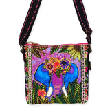 Alijah Elephant Small Crossbody - Laurel Burch Studios