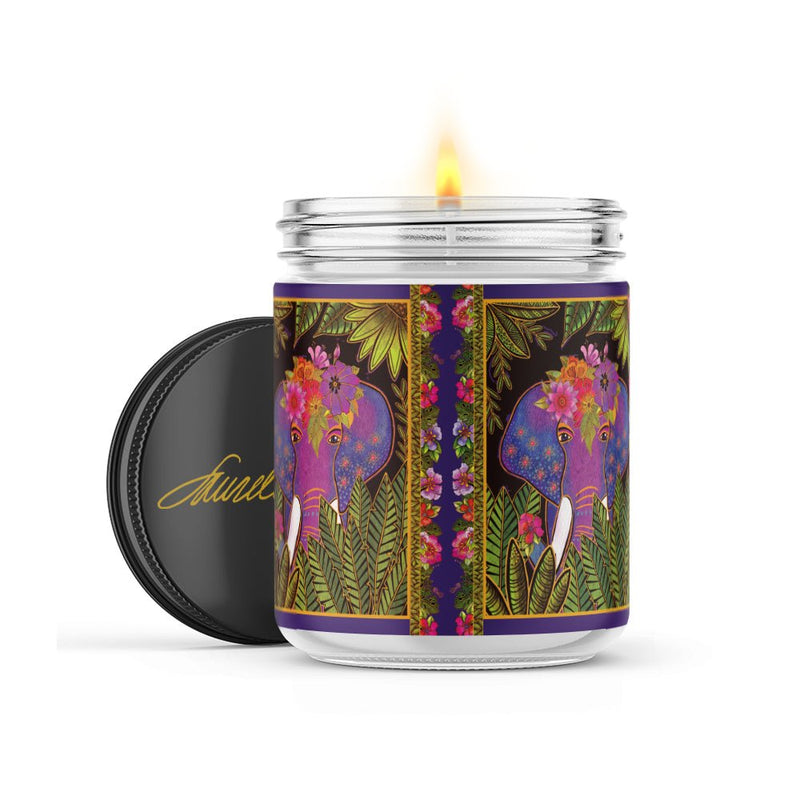 Alijah Scented Soy Candle - 16 - oz. Jar - Laurel Burch Studios