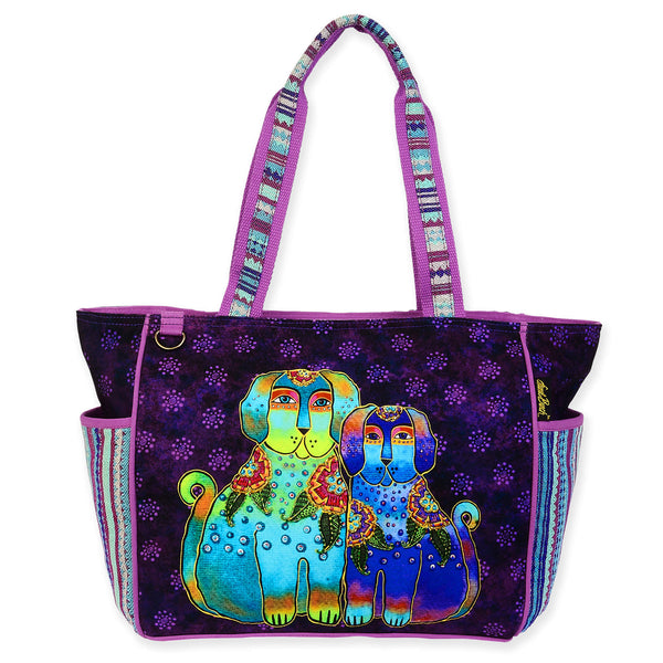 Amigos de Colores Large Tote - Laurel Burch Studios