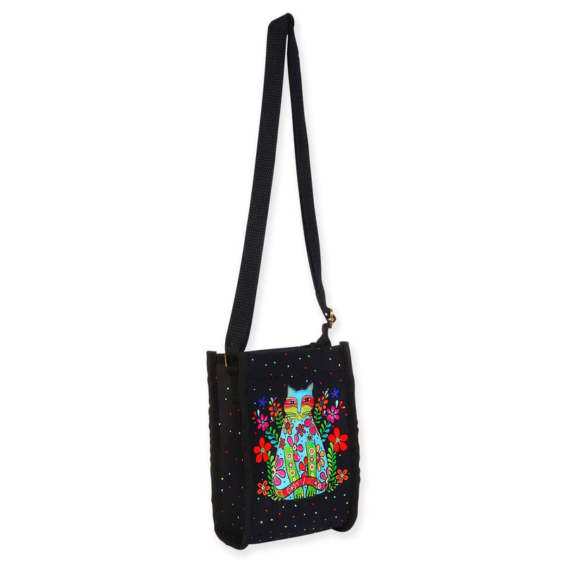 Azara Cat Neoprene Crossbody - Laurel Burch Studios