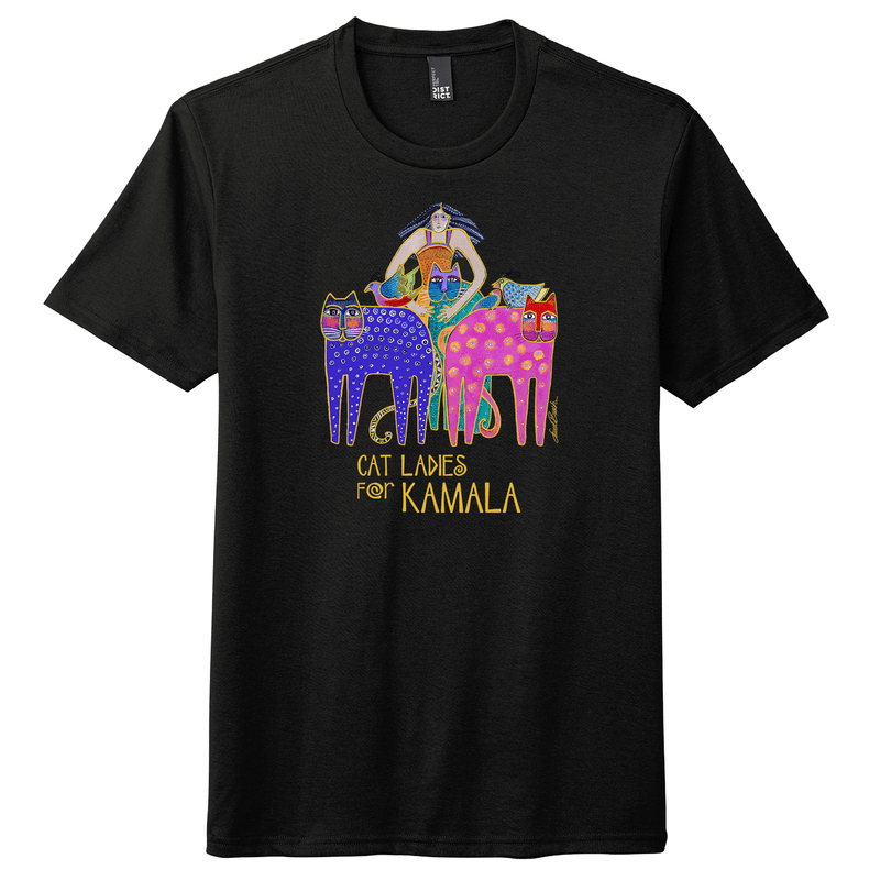 "Cat Ladies for Kamala" T-Shirt - Unisex Fit - Laurel Burch Studios