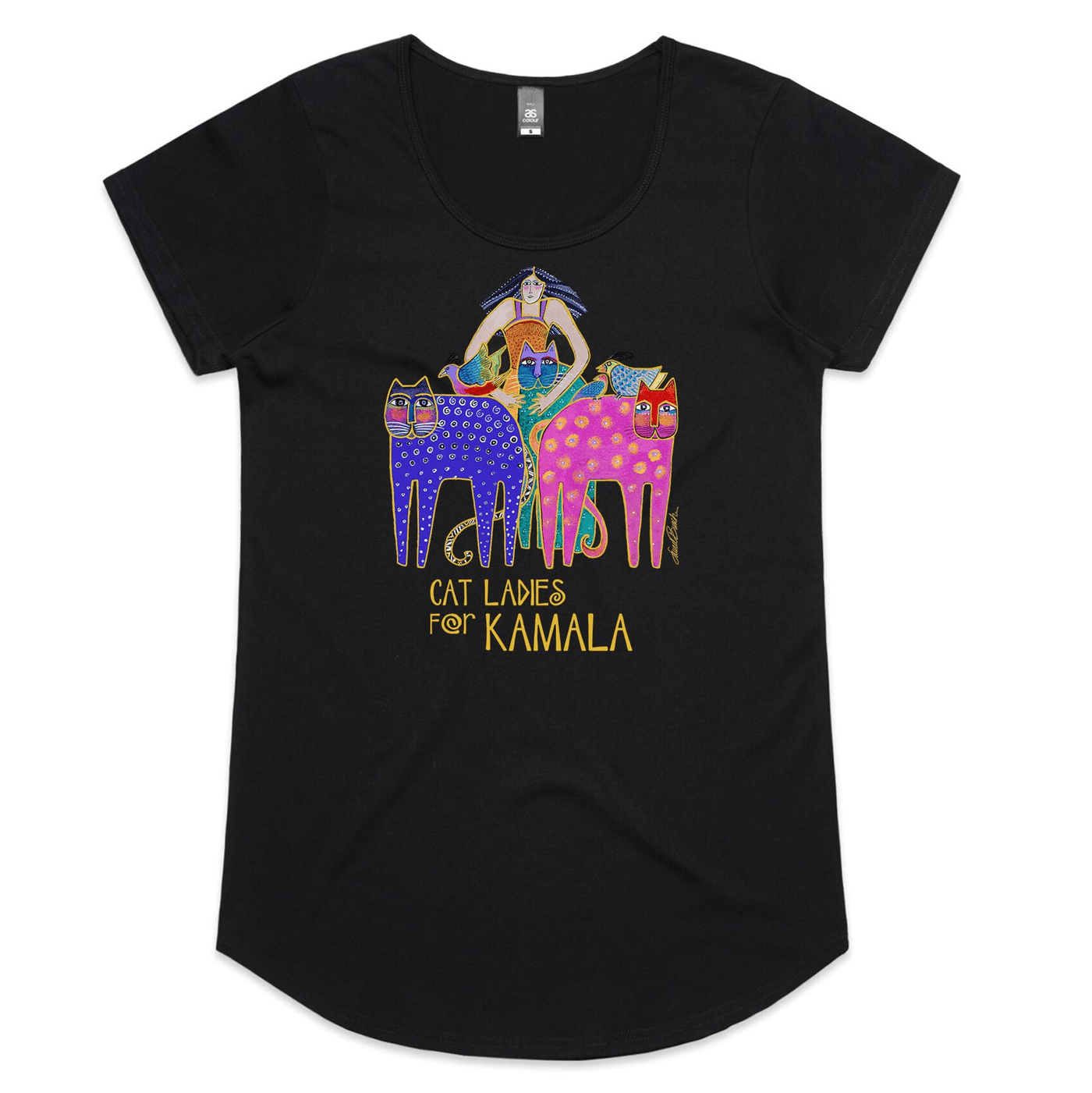 Cat Ladies for Kamala T Shirt Women s Laurel Burch Studios 2XL