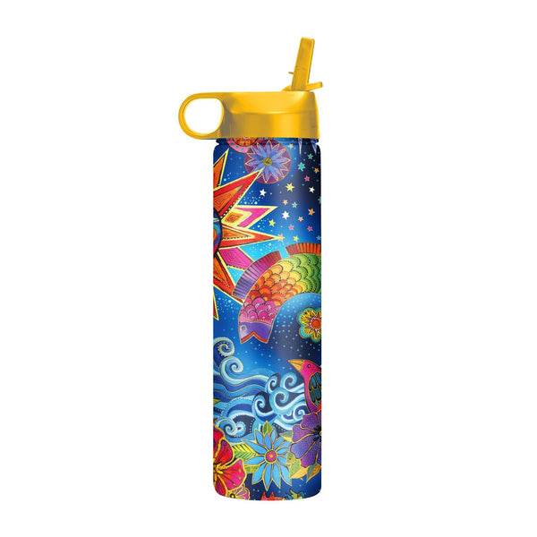 Celestial Magic Insulated Water Bottle - 24 oz. - Laurel Burch Studios