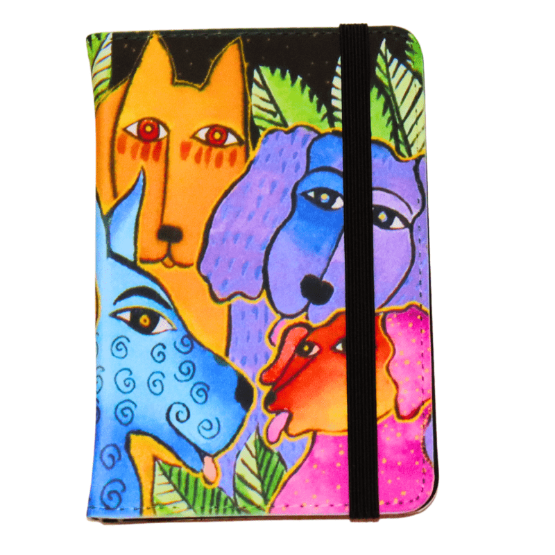 Dogs and Doggie Passport Cover - Laurel Burch Studios