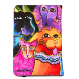 Dogs and Doggie Passport Cover - Laurel Burch Studios