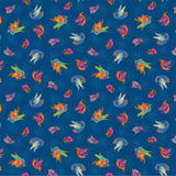 Fantasticats Birds by - the - yard - Blue - Laurel Burch Studios