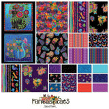 Fantasticats Fat Quarters Bundle - Multi 22 - Pc. Pack - Laurel Burch Studios