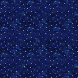 Fantasticats Hollow Dots by - the - yard - Dark Royal Blue - Laurel Burch Studios