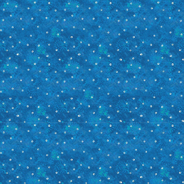 Fantasticats Hollow Dots by - the - yard - Light Blue - Laurel Burch Studios