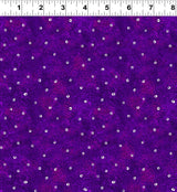 Fantasticats Hollow Dots by - the - yard - Purple - Laurel Burch Studios