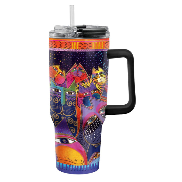 Fantasticats Insulated Tumbler - 30 oz. - Laurel Burch Studios