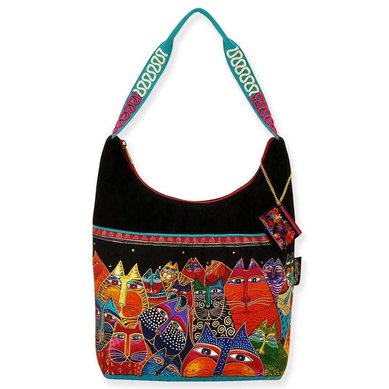 Fantasticats Medium Scoop Tote - Laurel Burch Studios