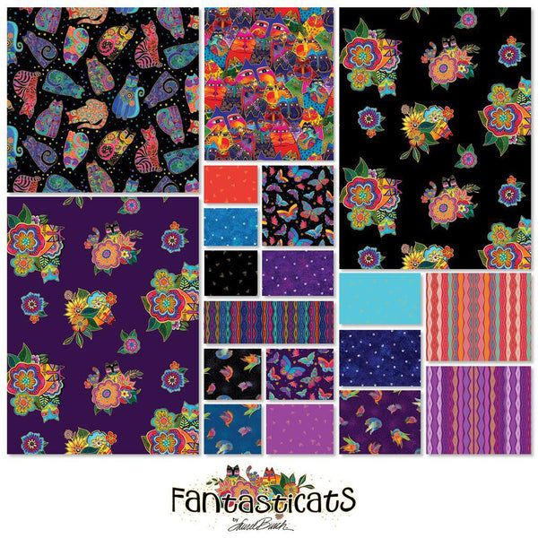 Fantasticats Strip Roll - Multi 40 - pc. Pack - Laurel Burch Studios