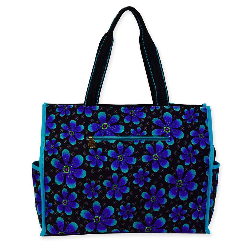 Feline Flower Power Large Tote - Laurel Burch Studios