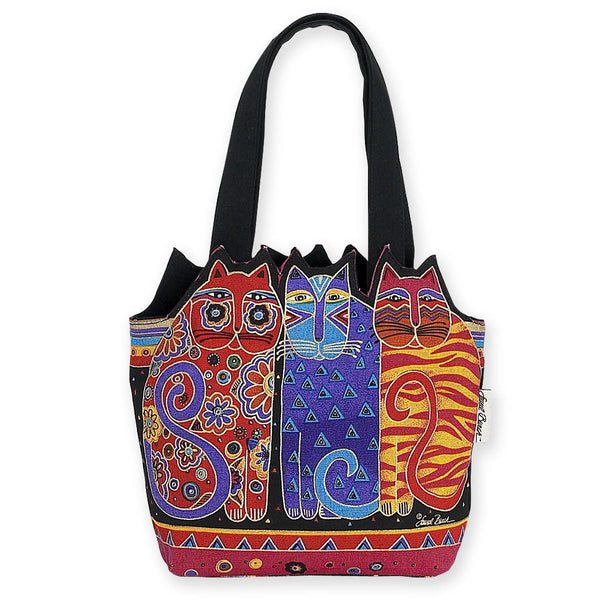 Feline Friends Medium Cutout Tote - Laurel Burch Studios