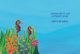 Sealife Birthday Card - Single
