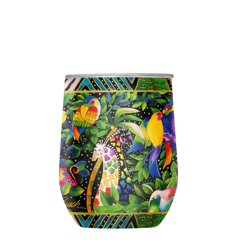 Jungle Song Insulated Wine Tumbler - 12 oz. - Laurel Burch Studios