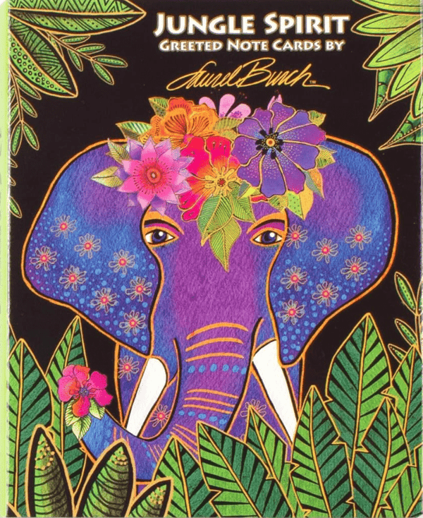 Jungle Spirit Greeting Cards - 12 Pack - Laurel Burch Studios