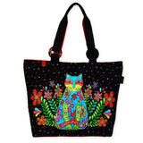 Kaleidoscope Kat Large Tote - Laurel Burch Studios