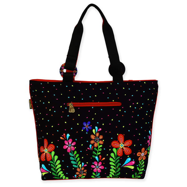 Kaleidoscope Kat Large Tote - Laurel Burch Studios