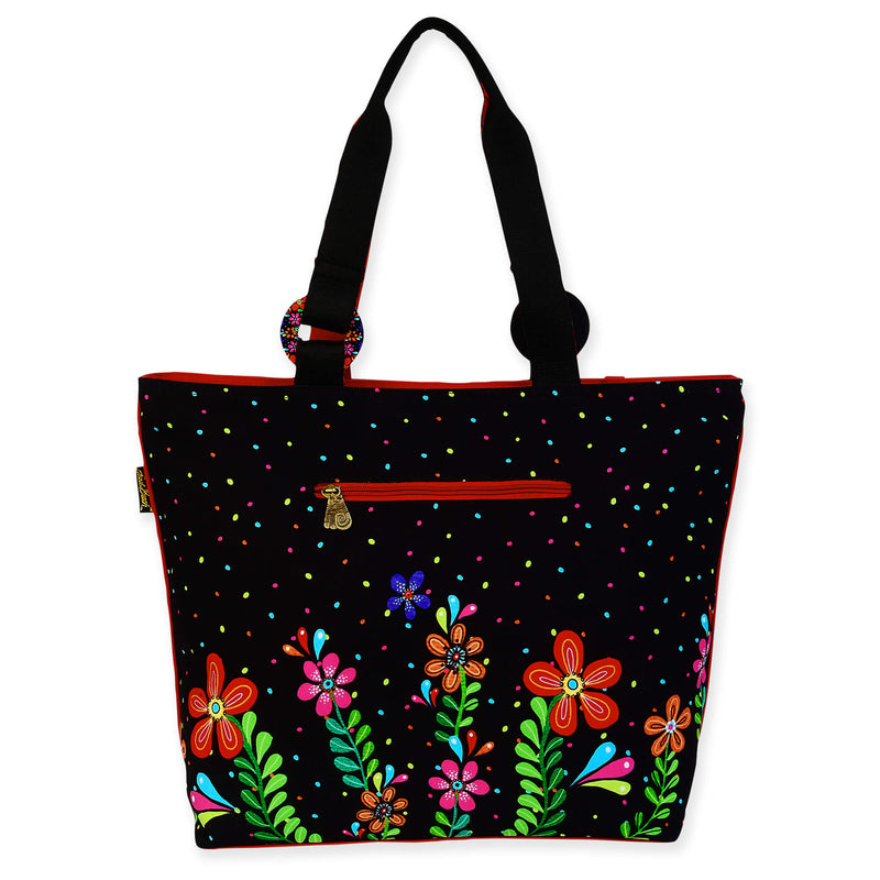 Kaleidoscope Kat Large Tote - Laurel Burch Studios