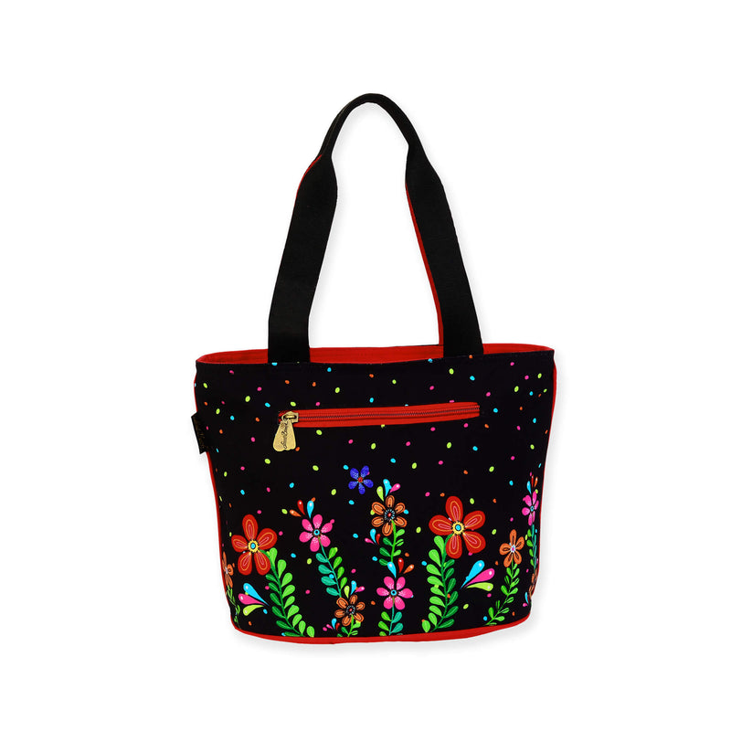 Kaleidoscope Kat Medium Tote - Laurel Burch Studios