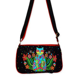 Kaleidoscope Kat Small Crossbody - Laurel Burch Studios