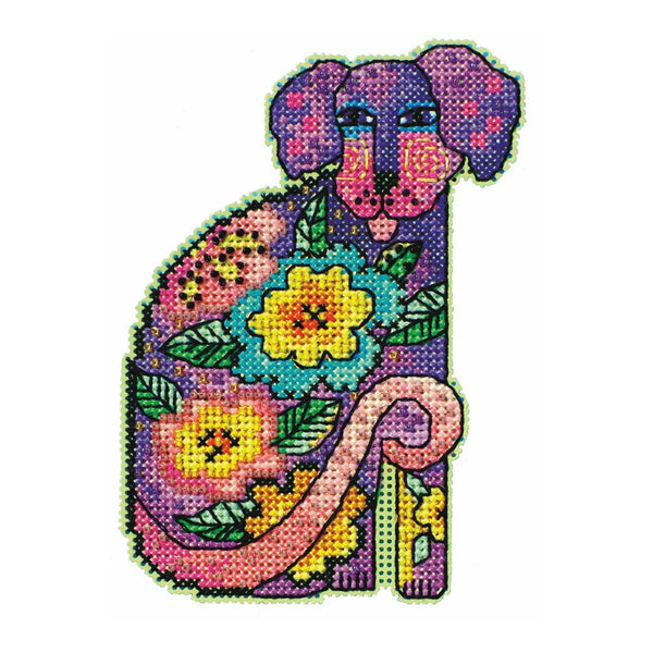 Kindred Spirit Cross Stitch Kit - Laurel Burch Studios