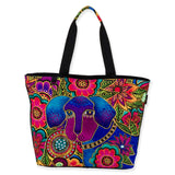 Astra Bleu Pup Shoulder Tote