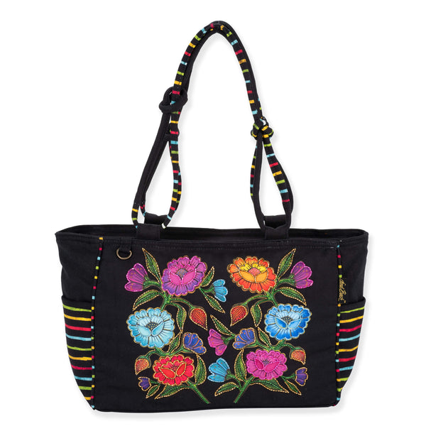 Vigne et Fleurs Shoulder Tote