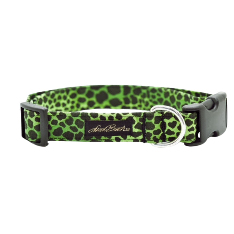 Leopard Pet Collar - Olive - Laurel Burch Studios