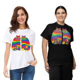 Limited Edition Unisex Rainbow Cats T-Shirt - Laurel Burch Studios