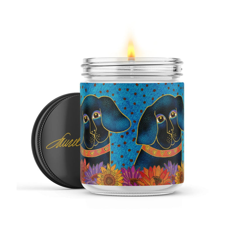 Matisse in Sunflowers Scented Soy Candle - 16 - oz. Jar - Laurel Burch Studios