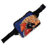 Midnight Mares Large Canvas Belt Bag - Laurel Burch Studios