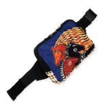 Midnight Mares Large Canvas Belt Bag - Laurel Burch Studios