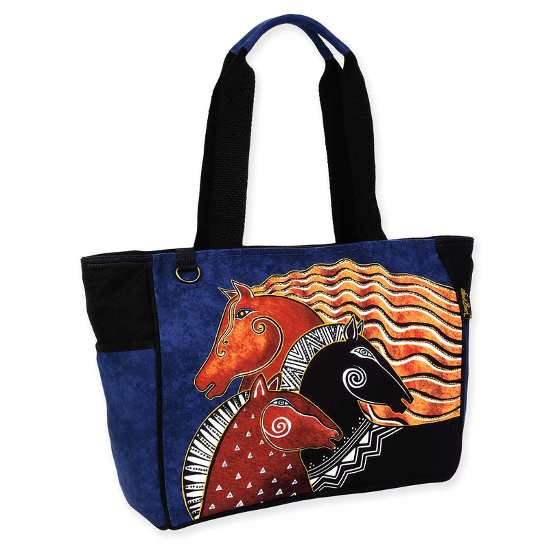 Midnight Mares Large Tote - Laurel Burch Studios