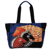 Midnight Mares Large Tote - Laurel Burch Studios