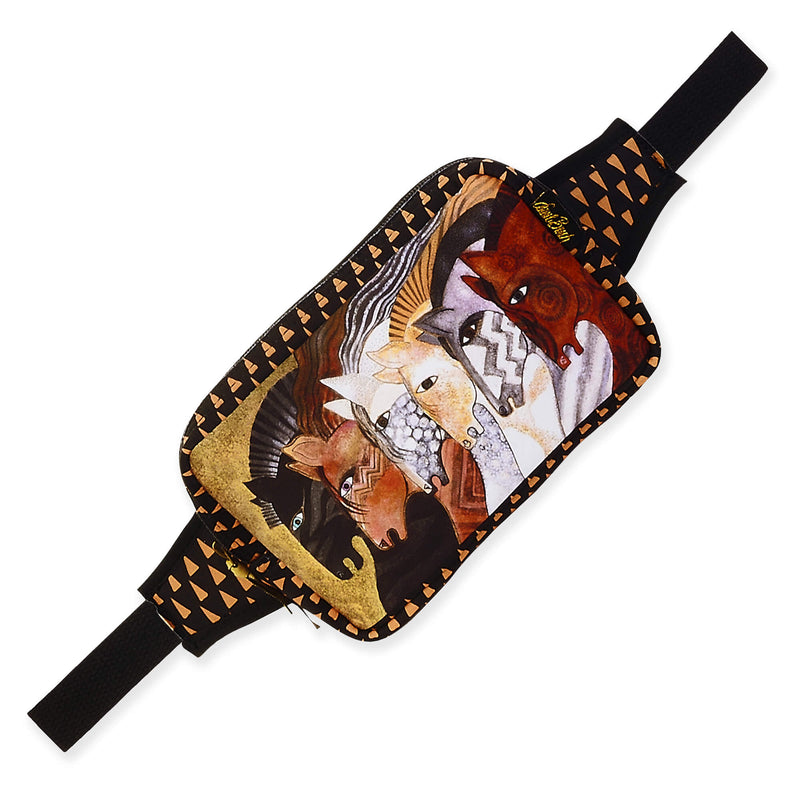 Moroccan Mares Neoprene Belt Bag - Laurel Burch Studios