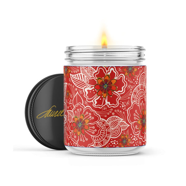 Orange Blossoms Scented Soy Candle - 16.oz. Jar - Laurel Burch Studios