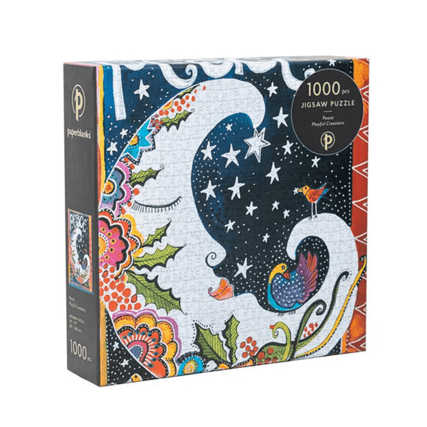 Chi-Leung-YUEN ユーエン パズル　1000ピース Peaceful Moon 1000-Piece Puzzle | Laurel Burch Studios