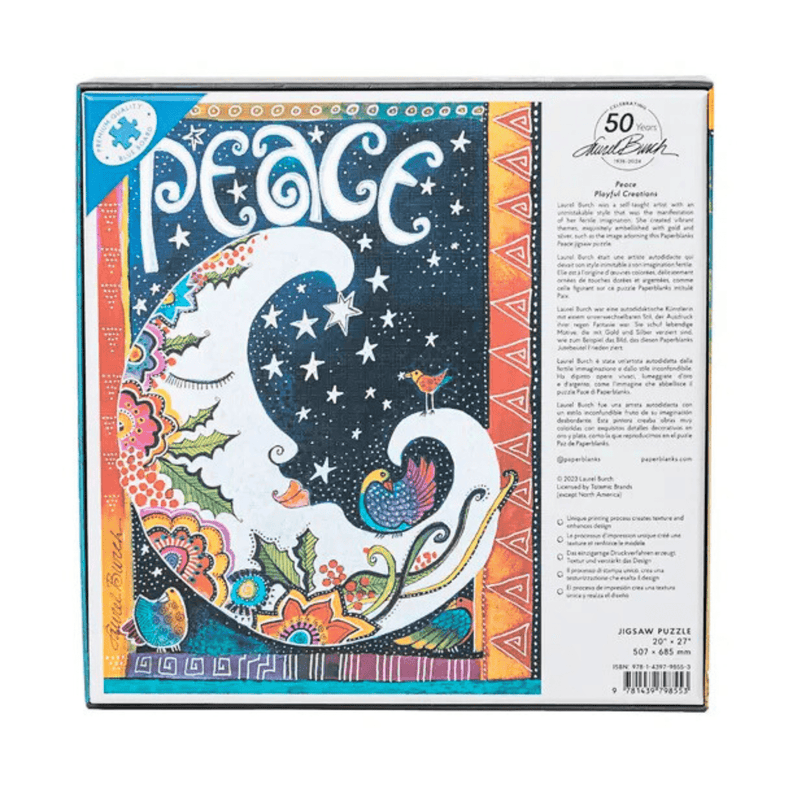 Peace Moon 1000 - Piece Puzzle - Laurel Burch Studios