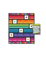 Rainbow 10" Quilting Fabric Squares - Laurel Burch Studios