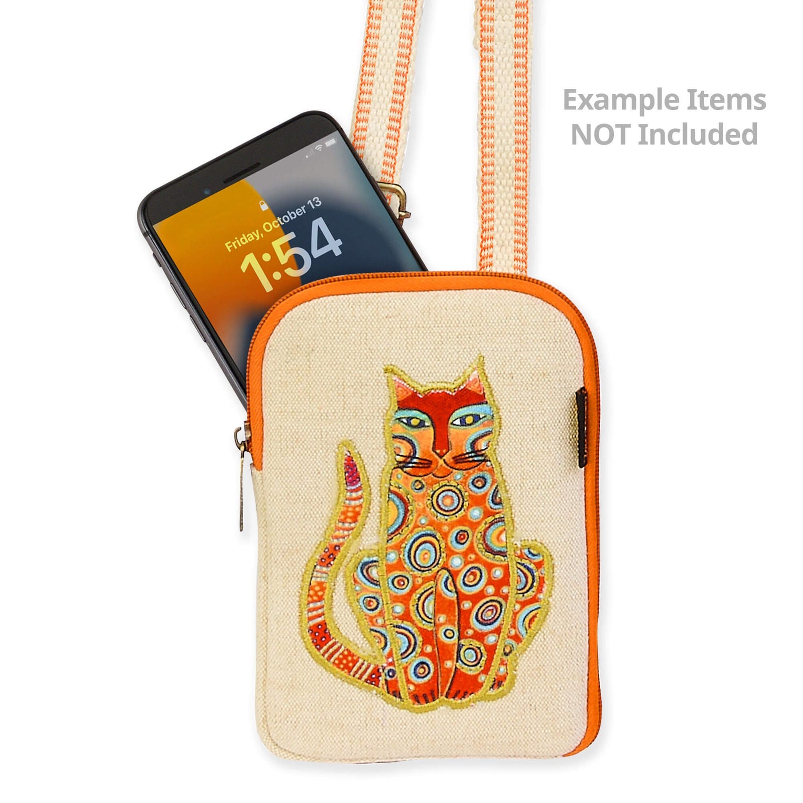 Tabby Cat Crossbody Phone Case | Laurel Burch Studios