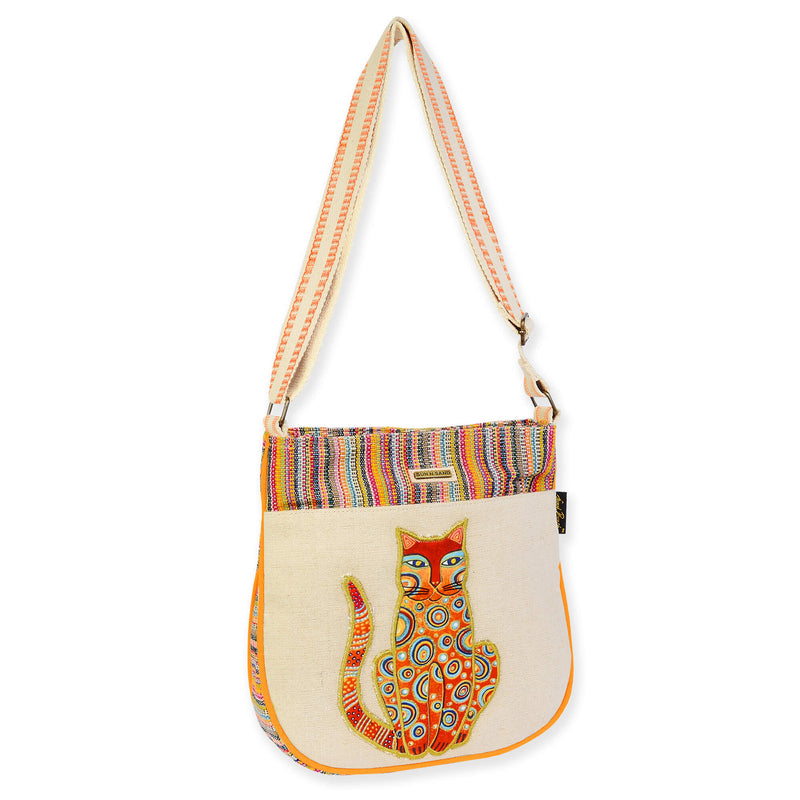 Tabby Cat Medium Crossbody - Laurel Burch Studios