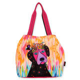 Violet Doggie Large Tote - Laurel Burch Studios