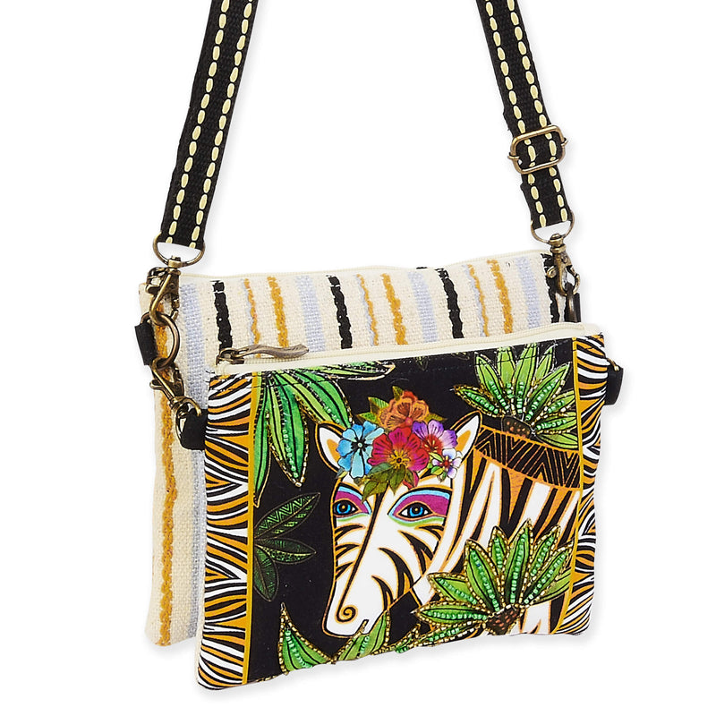 Zahara Zebra 2 - Piece Crossbody - Laurel Burch Studios