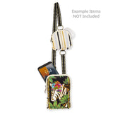 Zahara Zebra Crossbody Phone Case - Laurel Burch Studios