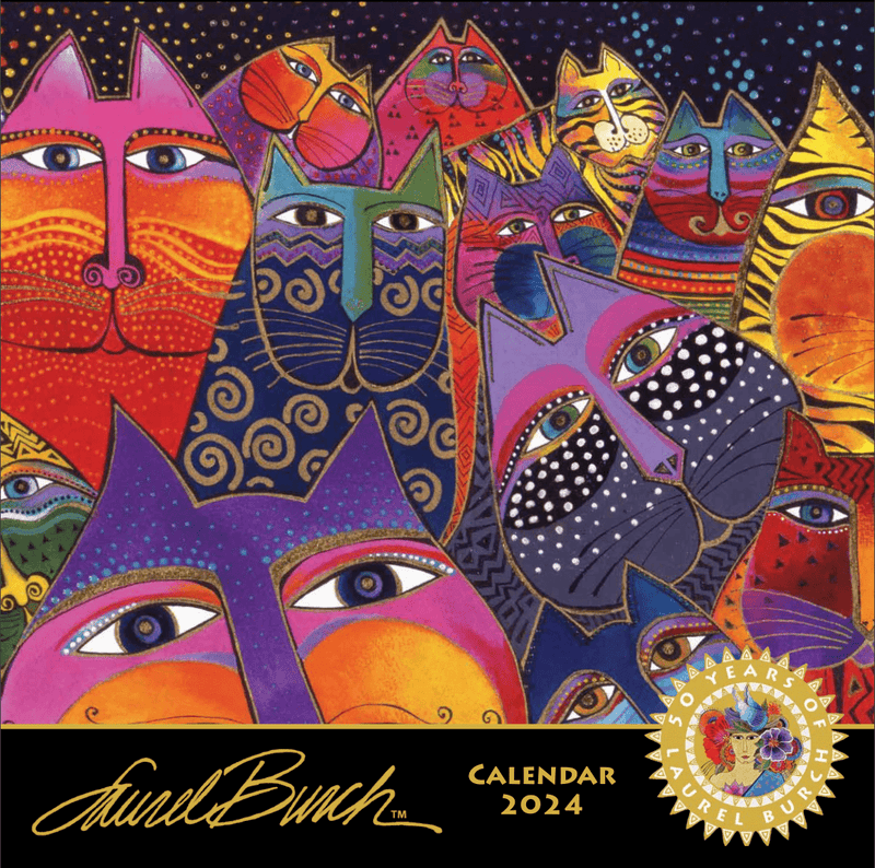 2024 Limited Edition Laurel Burch Wall Calendar - Laurel Burch Studios